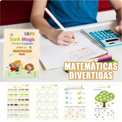 [COMPRA 1 Y LLEVA 4] MAGIC KIDS - LIBROS DIVERTIDOS CON PLUMA MÁGICA PARA APRENDER JUGANDO