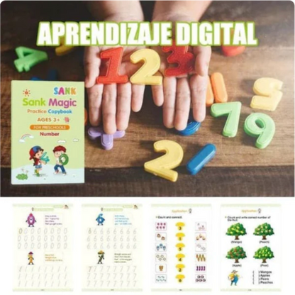 [COMPRA 1 Y LLEVA 4] MAGIC KIDS - LIBROS DIVERTIDOS CON PLUMA MÁGICA PARA APRENDER JUGANDO