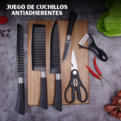 KIT CHEF TOTAL: PICADOR 12 EN 1 + SET DE CUCHILLOS + LIBRO DIGITAL